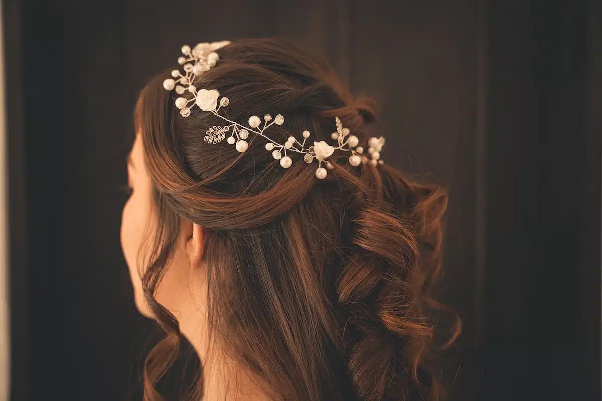 mariée coiffure