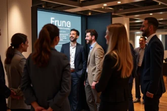 Groupe divers lors d un atelier photo en entreprise